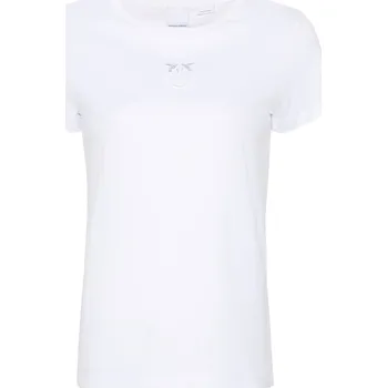 PINKO Love Birds White tričko M Bílá