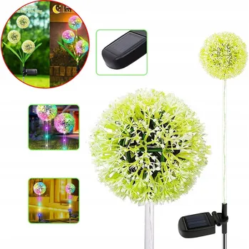 Venkovní osvětlení 2X ZAHRADNÍ VENKOVNÍ SOLÁRNÍ LAMPY DEKORATIVNÍ ČIDLO ZAPICHOVACÍ SVĚTLA DO ZAHRADY