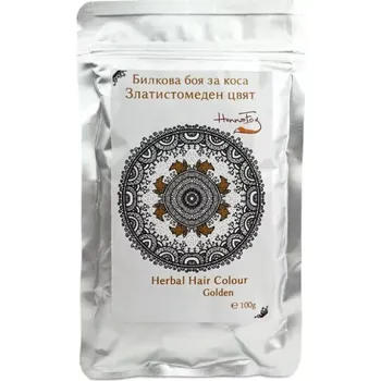 Barva na vlasy HennaFox Henna medově zlatá, 100 g