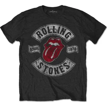 The Rolling Stones US Tour 1978 Black S Tričko
