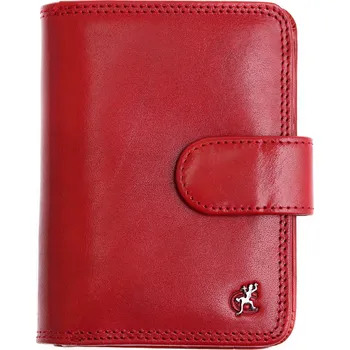 Peněženka Dámská kožená peněženka Cosset 4494 Red Komodo červená