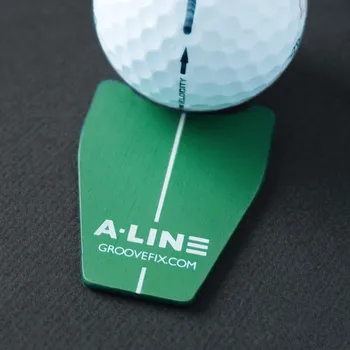 Groovefix A-Line Ball Marker and Putting Alignment Aid markovátko, zelené