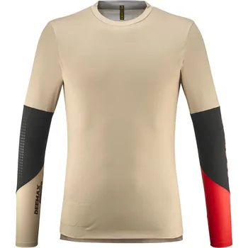 Sport Dres Mavic DEEMAX ENDURO LS PRO WHITE PEPPER/SPICY ORANGE (T000479) Velikost: L
