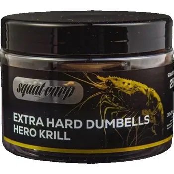 Návnadová surovina SQUAT CARP - Dumbells Extra Hard 30x25 mm Hero Krill