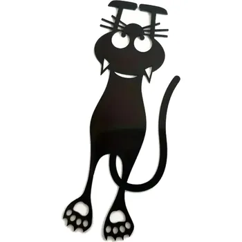 Záložka Camerazar Záložka do knihy legrační černá kočka roztomilé kotě jedinečný design