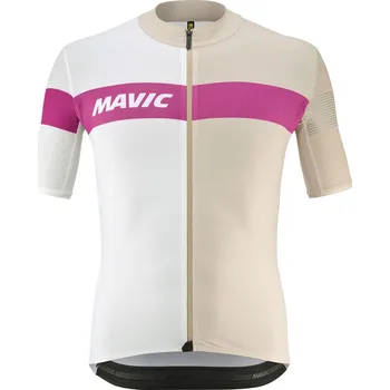 Cyklistické oblečení Dres Mavic KSYRIUM PRO WHITE PEPPER (T000561) Velikost: XL