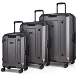 Sada cestovních kufrů ROCK Alpine TR-0288/3 ABS/PC - charcoal