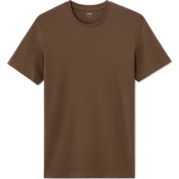 Celio Bavlněné tričko Tebase 1175870 Hnědá M