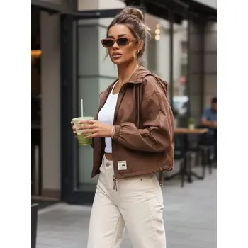 Dámská bunda Dámská bunda DSTREET TY4234 KARAMELOVÁ XS