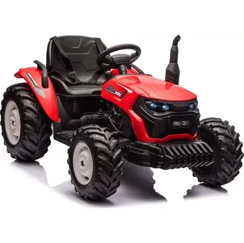 Dětské vozidlo elektrický dětský traktor 24v červený