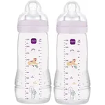 MAM Easy Active Lahev Baby Bottle 2x330ml - Fialová
