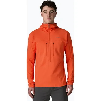 Pánská mikina Pánská mikina Patagonia R1 Ultralight Hoody coal orange