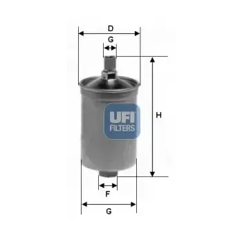 Auto-moto UFI Palivový filtr UFI 31.503.00