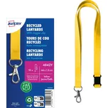 Avery Zweckform 4842Y Šňůrky na krk 44x1,5 cm, 10 ks, žluté