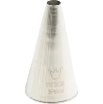 Zdobící špička Martellato – hladká/kulatá 6 mm