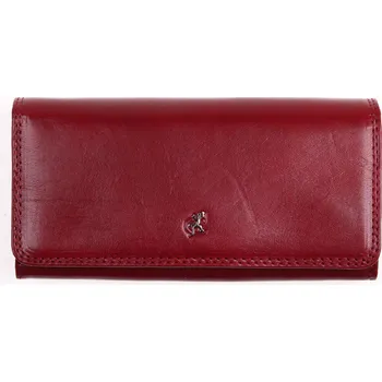 Peněženka Tmavě červená kožená peněženka Cosset 4467 Komodo