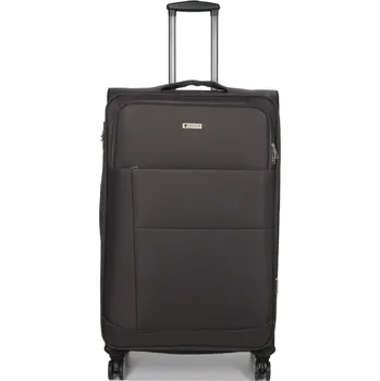 Velký cestovní kufr na kolečkách s expandérem XL 130l Worldline 620 šedá