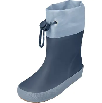 Dívčí holínky Dětské barefoot holínky PLAYSHOES z přírodního kaučuku modré lehké a vodotěsné