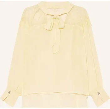 Dámská halenka Patrizia Pepe Dámská Halenka S Krajkou, tmavě žlutá, 34