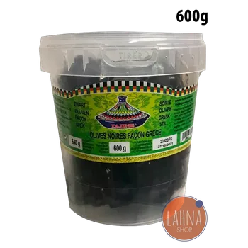 oliva TAGINE Olivy černé marocké sušené s peckou vakuované 600 g
