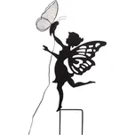 Kovová víla na zápichu s LED – černá KLS2110 - SLEVA 3% s kodem radost25