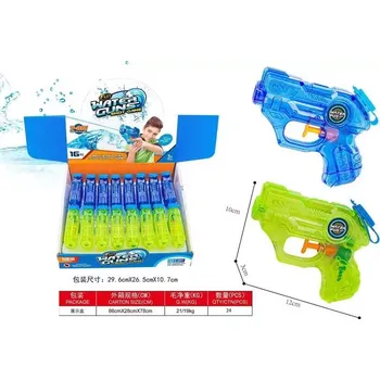 Dětská zbraň Vodní pistole 12 cm pro děti – modrá nebo zelená