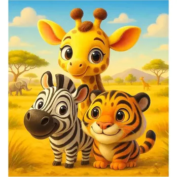 Dětské zboží Dřevěné puzzle Přátelé 20 dílků WOODEN CITY