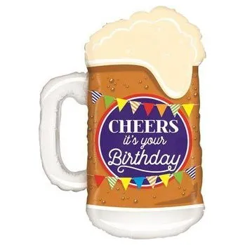 Nafukovací balónek narozeninový - pivo 86cm - Grabo