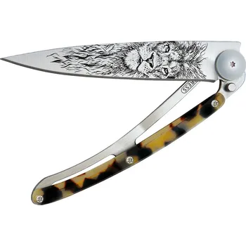 Sport Kapesní nůž Deejo 1CC200 Tattoo 37g dark turtle Lion