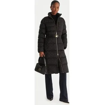 Elisabetta Franchi Zimní bunda PI-84D 56E2-V690 Černá Regular Fit 48