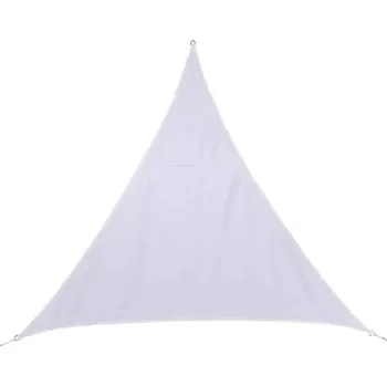 Slunečník Stínící plachta trojúhelník 3m - bílá - SLEVA 3% s kodem radost25