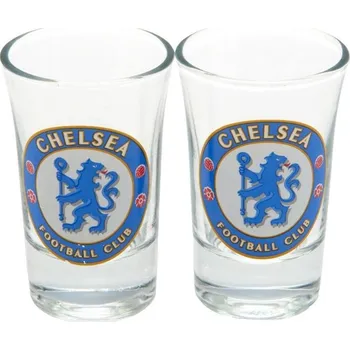 Sklenice FOREVER COLLECTIBLES Chelsea Fc: Wordmark - štamprle