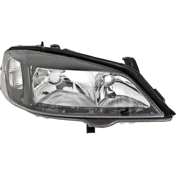 Přední světlomet ACI OPEL Astra 98- přední světlo H7+HB3 s blikačem, černý rámeček (el. ovládané) P