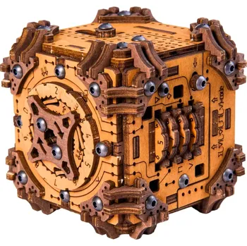 Dětské zboží WOODEN CITY 3D dřevěné puzzle Escape puzzle box: Tajemství Tesseraktu 195 ks
