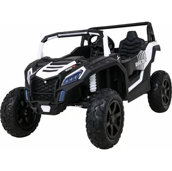 Dětské elektrovozidlo Mamido Dětské elektrické autíčko Buggy UTV Strong 24V nafukovací kola bílé