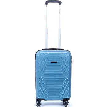 Malý kabinový kufr na kolečkách ABS 40l Worldline 625 modrá světle