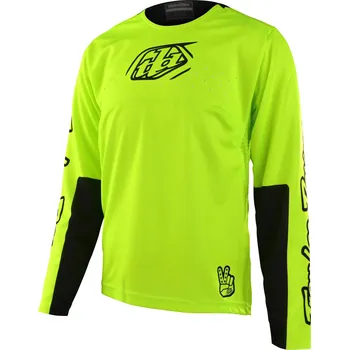 Sport Dres Troy Lee Designs s dlouhým rukávem SPRINT ICON FLO YELLOW (32492901) Velikost: L