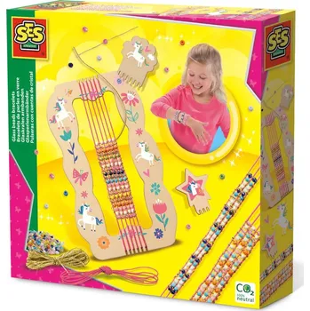 kreativní sada Ses Výroba náramků ze skleněných korálků