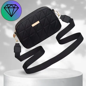 Kabelka Camerazar Luxusní dámská prošívaná koženková kabelka přes rameno