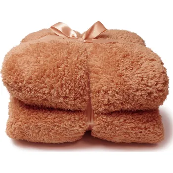 deka Unique Living, Holandsko Unique Living - Heboučká deka Teddy oranžová - 150 x 200 cm Barva: jako na obrázku, Velikost: 150x200