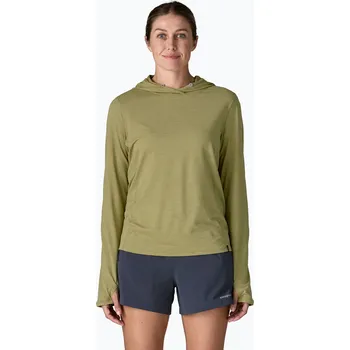 Dámská mikina Dámská mikina Patagonia Capilene Cool Sun Hoody gumtree green/light gumtree green x-dye