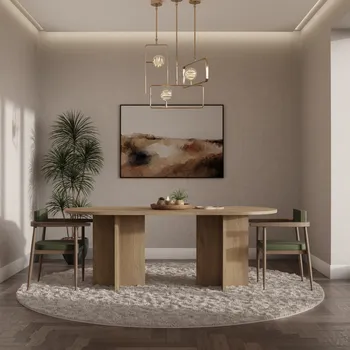 Jídelní stůl LEON - rozkládací stůl Dub cremona