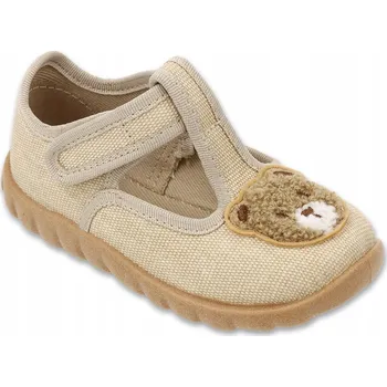 Chlapecké tenisky Befado papuče Rzepy béžová velikost 21