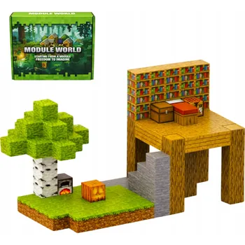 ostatní stavebnice Stavebnice 128 kusů Mega Sada Konstrukční sada + 6 figurek