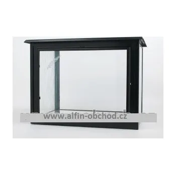 Smuteční dekorace Skříňka na 2 urny černá