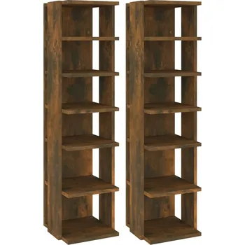 Botník Botník VidaXL 27,5 x 102 x 27 cm dub šedý/vintage