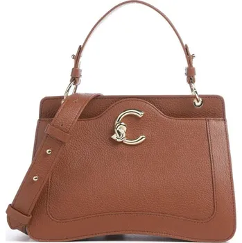Kabelka Coccinelle CM kožená kabelka hnědá + doprava zdarma