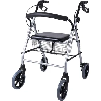 Chodítko pro seniory Rideer Rollator 1 - univerzální chodítko se sedákem a úložným prostorem, A0300100 (276048) RIDDER