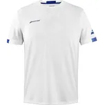 Dětské tričko Babolat Play Crew Neck Tee Boy White/White 8 - 10 let