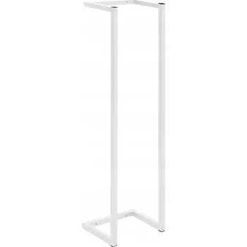 Držák na ručník Stojan na ručníky, bílý, 25x20x95 cm, ocelový